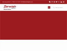 Tablet Screenshot of darwishlogistics.com